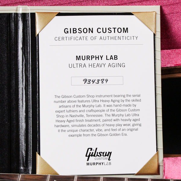 Gibson Custom 1959 Les Paul Standard Reissue Murphy Lab Ultra Heavy Aged Lemon Burst 2023 (934389)