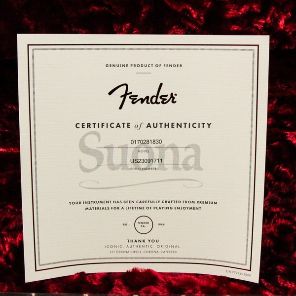 Fender Limited Edition Suona Telecaster Thinline Guitar Ebony Fingerboard Violin Burst 2023 (US23091711)