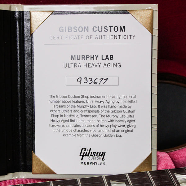 Gibson Custom 1959 Les Paul Standard Reissue Murphy Lab Ultra Heavy Aged Kindred Burst 2023 (933677)
