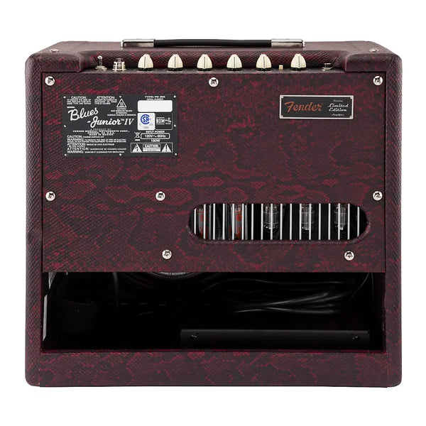 Fender Blues Junior IV Red Snake Texas 120V (B1008212)
