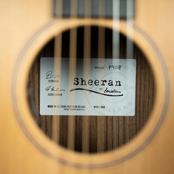 Sheeran by Lowden S-03 Small Body Acoustic Electric Guitar (7908)