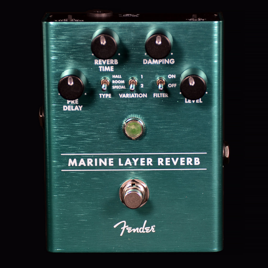 Fender Marine Layer Reverb Effects Pedal Pre Delay Reverb Time 