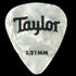 Taylor Celluloid 351 Guitar Pick Pack White Pearl 12 Pack 1.21mm