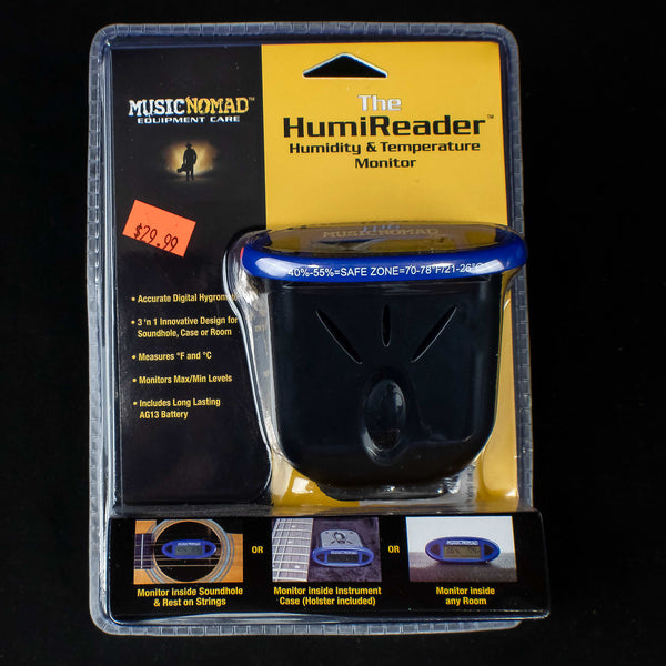 Music Nomad The HumiReader - Hygrometer Humidity Temperature Monitor