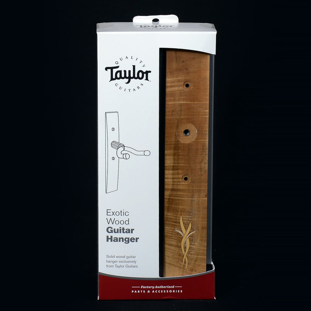 Taylor Guitar Hanger,Ebony Bouquet Myrtlewood/Boxwood Inlay