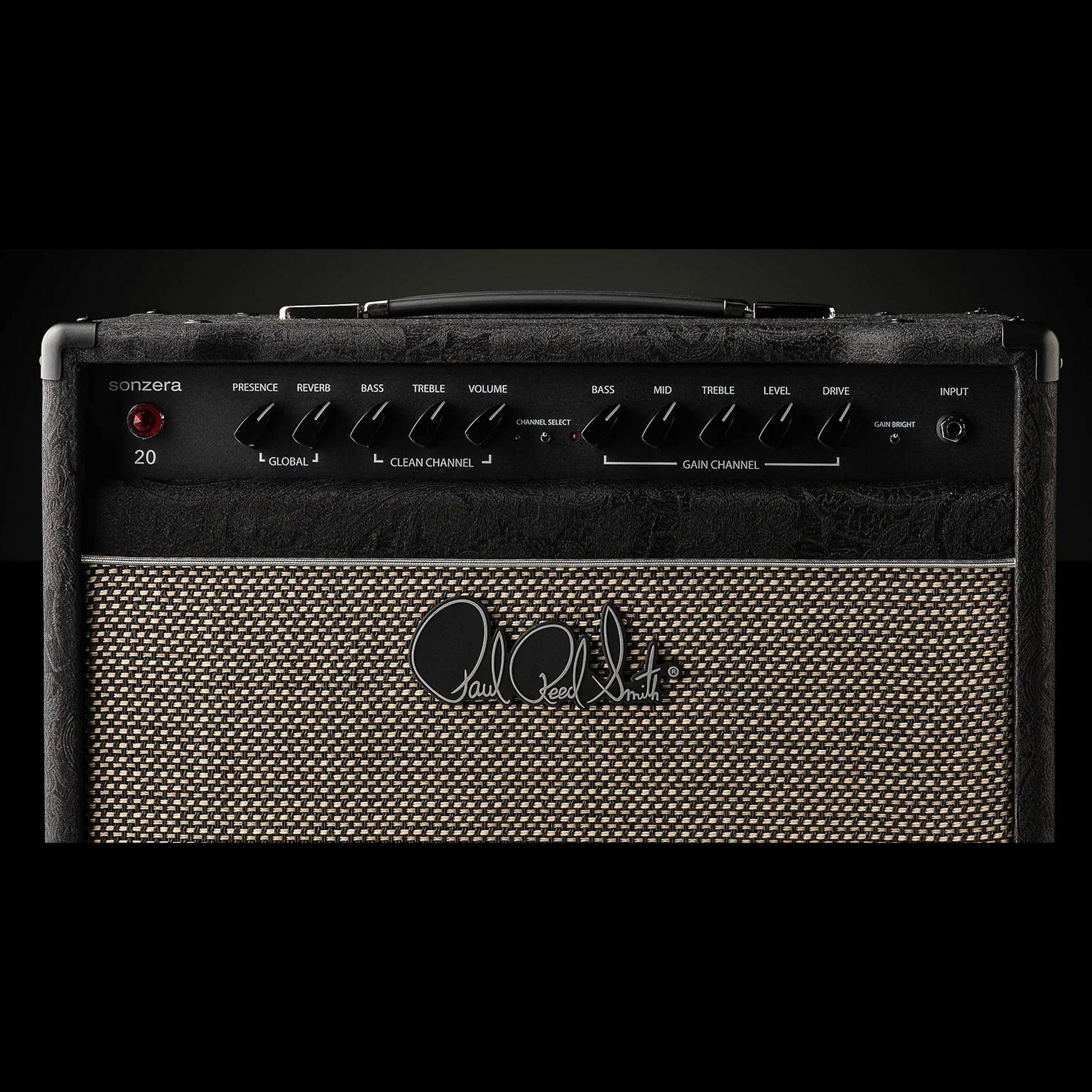 PRS Sonzera 20 2-Channel 20-Watt 1x12" Guitar Combo Amp - Black Paisley Limited Edition (AMPC011428)