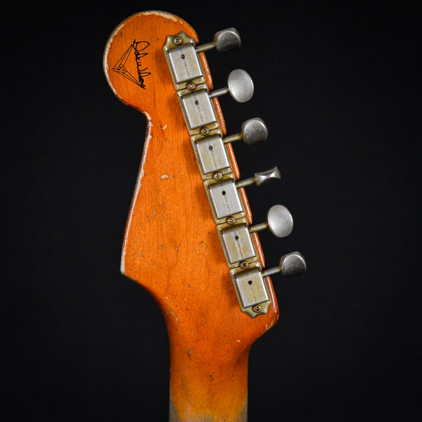 Fender Custom Shop Masterbuilt Dale Wilson 1962 / 62 Heavy Relic Stratocaster Surf Green over Sunburst Brazilian Rosewood 2024 (CZ574998)