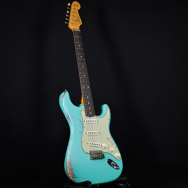 Fender Custom Shop 1962 / 62 Stratocaster Heavy Relic Sea Foam Green over Pink Paisley Josefina Hand Wound Pickups 2024 (R136182)