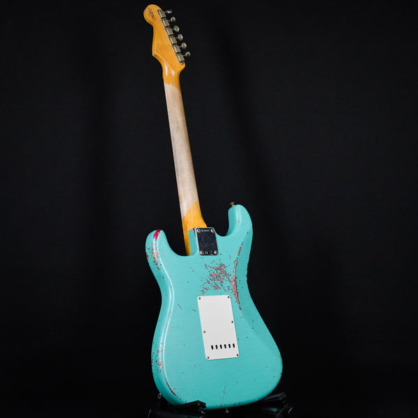 Fender Custom Shop 1962 / 62 Stratocaster Heavy Relic Sea Foam Green over Pink Paisley Josefina Hand Wound Pickups 2024 (R136182)