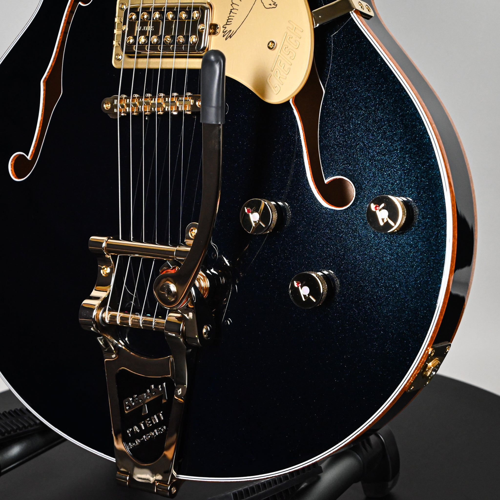 Gretsch Falcon Center Block LTD Double-Cut with String-Thru Bigsby- Midnight Sapphire (JT25051516)