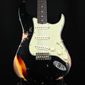 Fender Custom Shop '60 Stratocaster Heavy Relic- Aged Black / 3-color Sunburst 2025 (CZ584483)