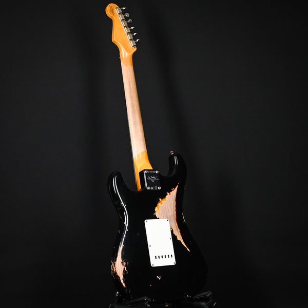 Fender Custom Shop '60 Stratocaster Heavy Relic- Aged Black / 3-color Sunburst 2025 (CZ584483)