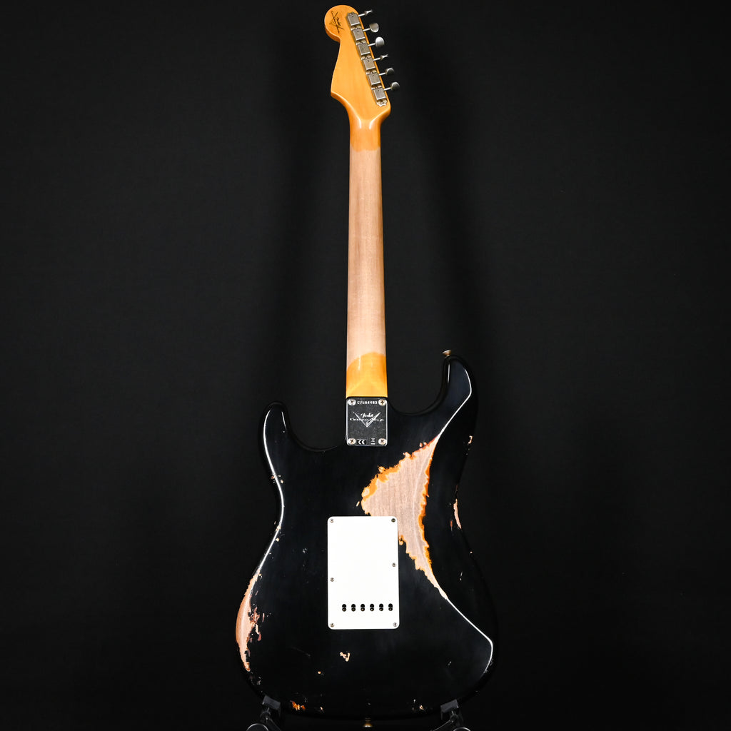 Fender Custom Shop '60 Stratocaster Heavy Relic- Aged Black / 3-color Sunburst 2025 (CZ584483)