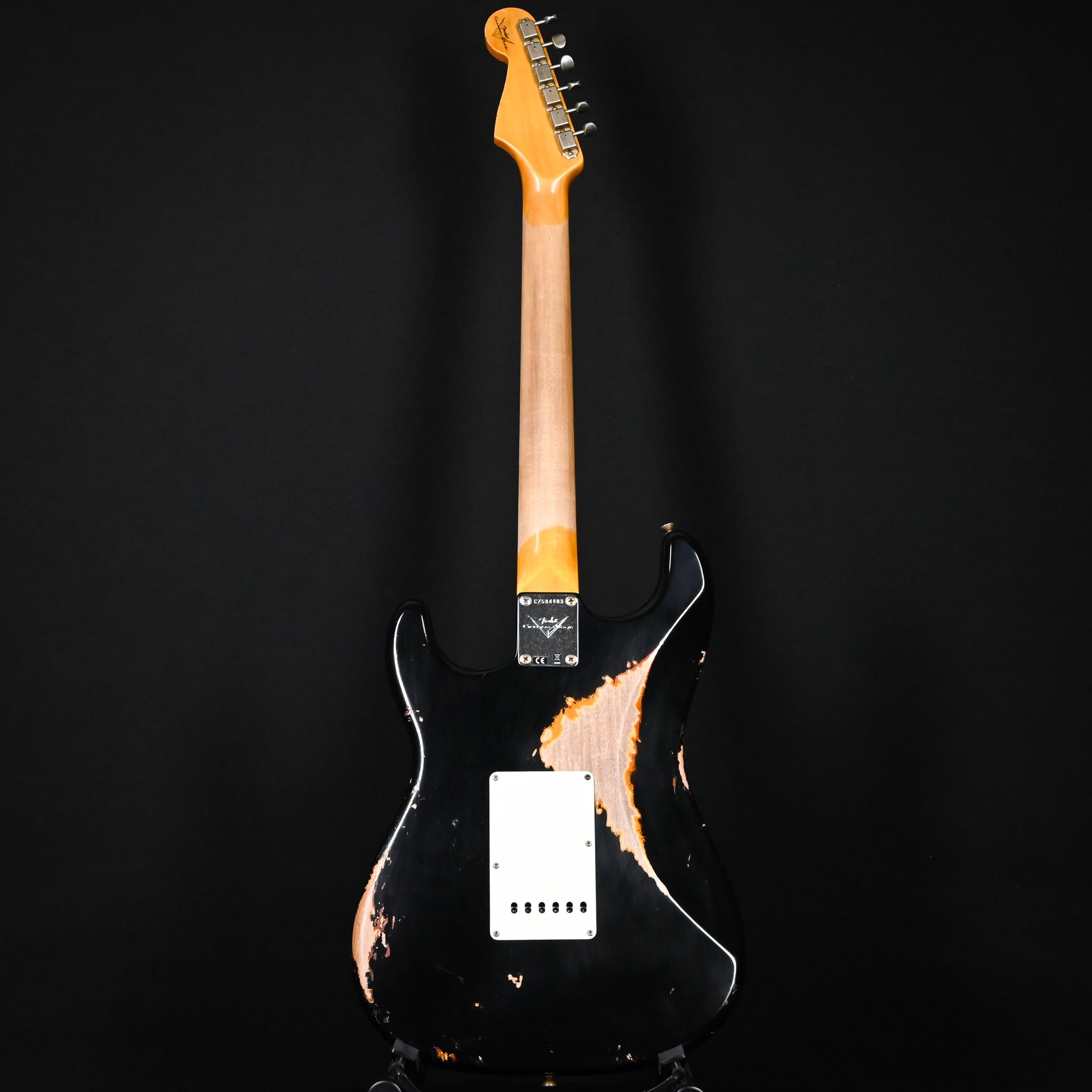 Fender Custom Shop '60 Stratocaster Heavy Relic- Aged Black / 3-color Sunburst 2025 (CZ584483)