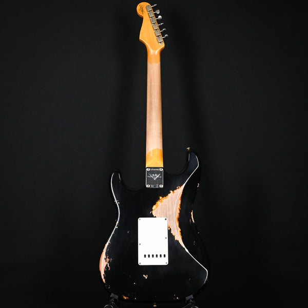 Fender Custom Shop '60 Stratocaster Heavy Relic- Aged Black / 3-color Sunburst 2025 (CZ584483)