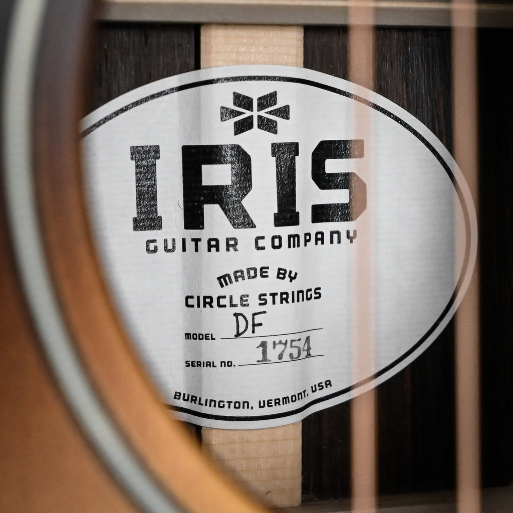 Iris DF "Dale Fairbanks" w/ Brazilian Rosewood Back & Sides and Fingerboard, Acoustic/ Electric (1754)