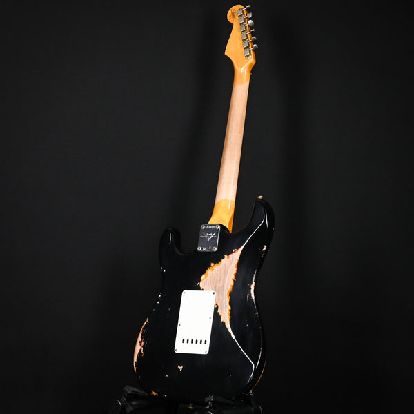 Fender Custom Shop '60 Stratocaster Heavy Relic- Aged Black / 3-color Sunburst 2025 (CZ584483)