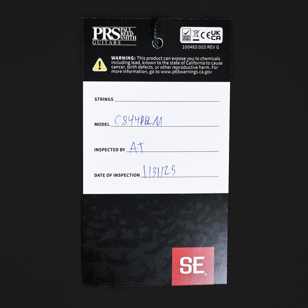 PRS SE Custom 24-08 Poplar Burl Limited Edition- Lake Blue Midnight Burst 2025 (CTIG111991)