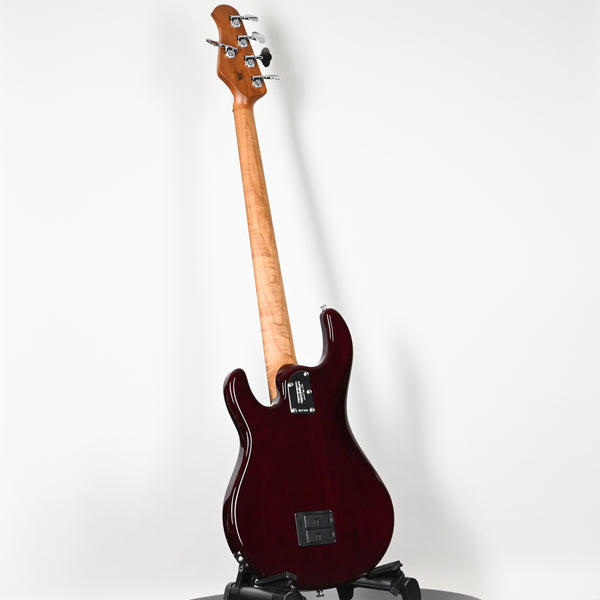 Ernie Ball Music Man StingRay 5 Special HH 5-String Bass Guitar- Translucent Oxblood (K07360)