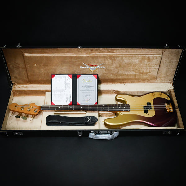 Fender Custom Shop Masterbuilt Jason Smith 60's Precision Bass Custom Burst NOS- Purple to Gold Stratoburst 2024 (R138253)