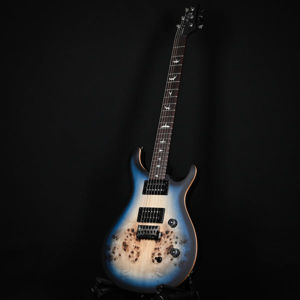 PRS SE Custom 24-08 Poplar Burl Limited Edition- Lake Blue Midnight Burst 2025 (CTIG111991)