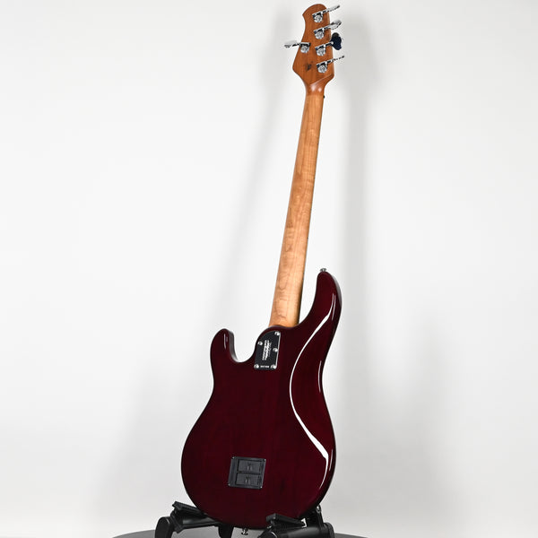 Ernie Ball Music Man StingRay 5 Special HH 5-String Bass Guitar- Translucent Oxblood (K07360)