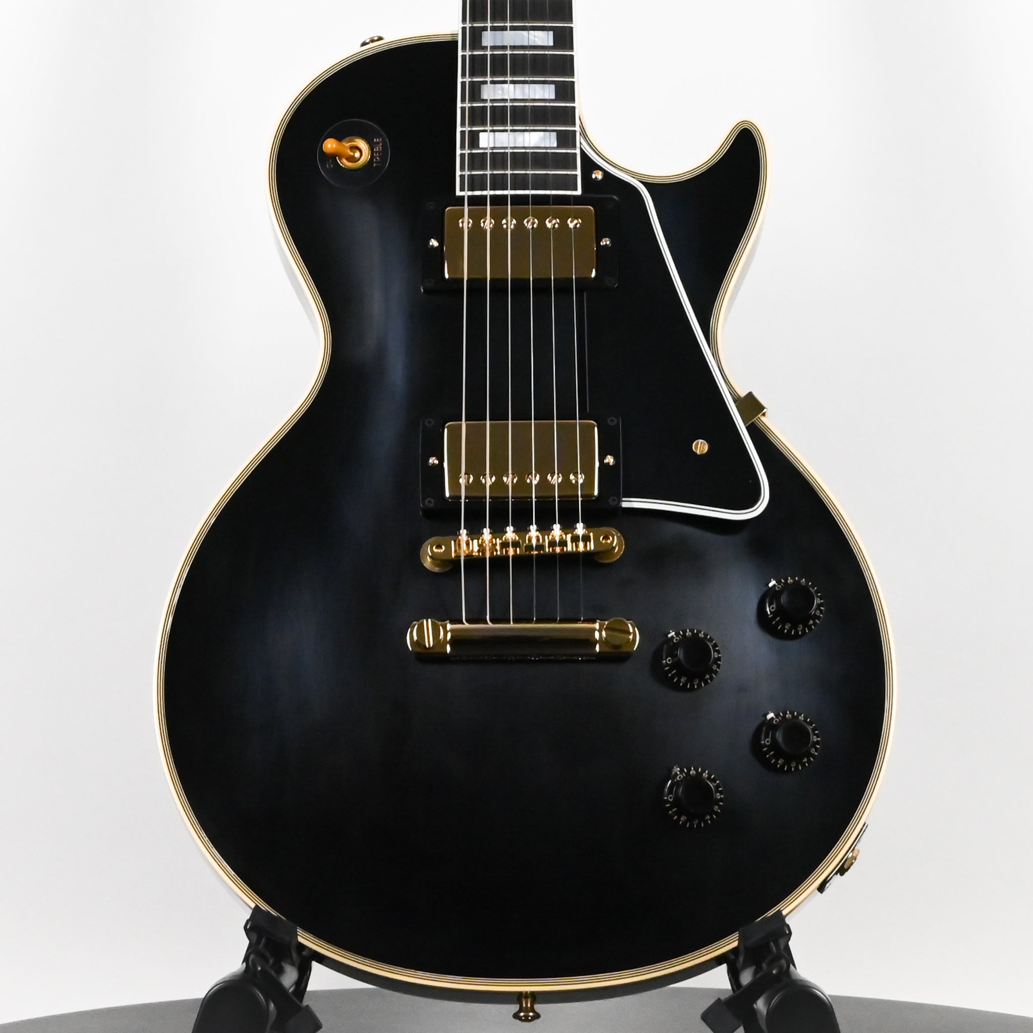 Gibson Custom 1957 Les Paul Custom Reissue VOS- Ebony 2025 (751378)