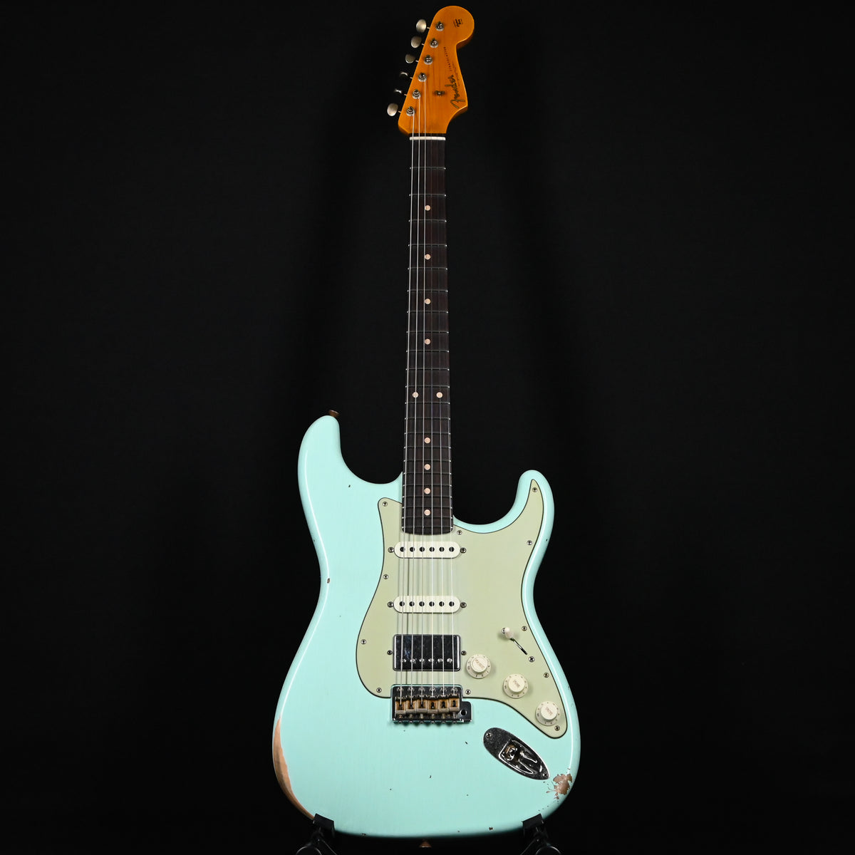 Fender Custom Shop '62 Stratocaster HSS w/ Alder Body, Relic- Surf Green 2026 (R151914)