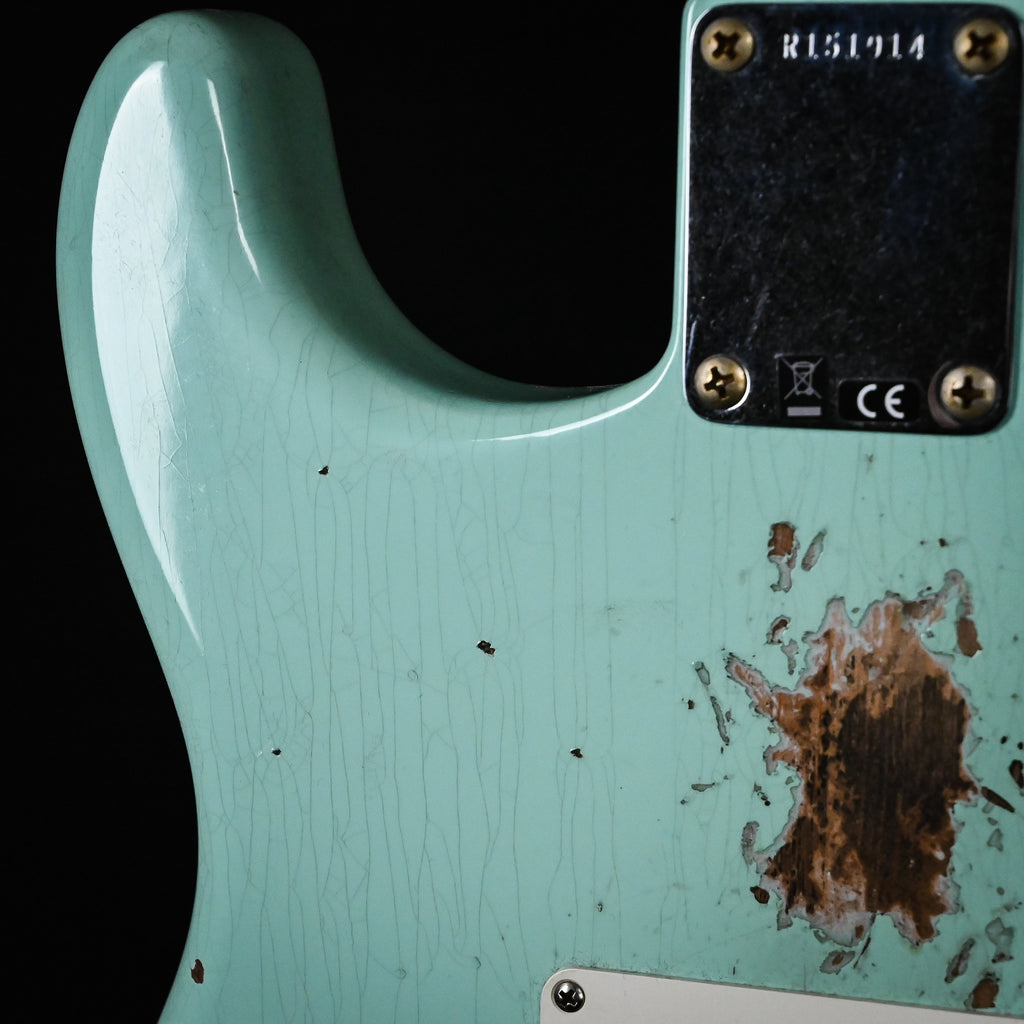 Fender Custom Shop '62 Stratocaster HSS w/ Alder Body, Relic- Surf Green 2026 (R151914)