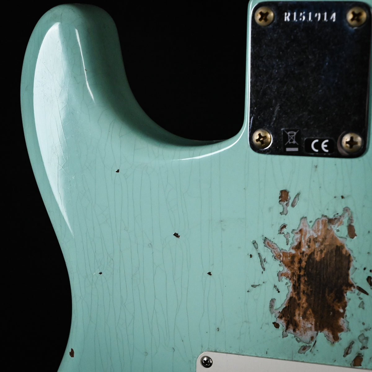 Fender Custom Shop '62 Stratocaster HSS w/ Alder Body, Relic- Surf Green 2026 (R151914)