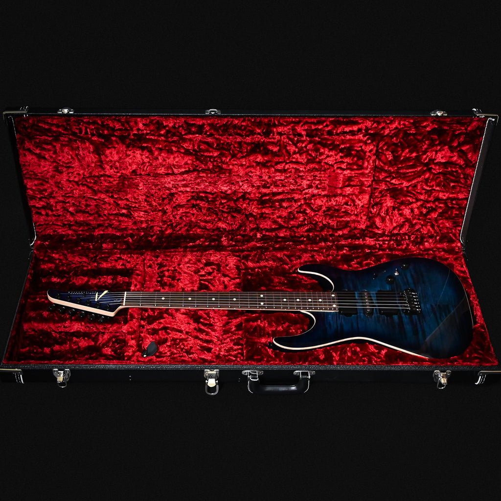 Tom Anderson Custom Angel Electric Guitar- Arctic Blue Burst w/ Binding 2026 (07-23-26P)
