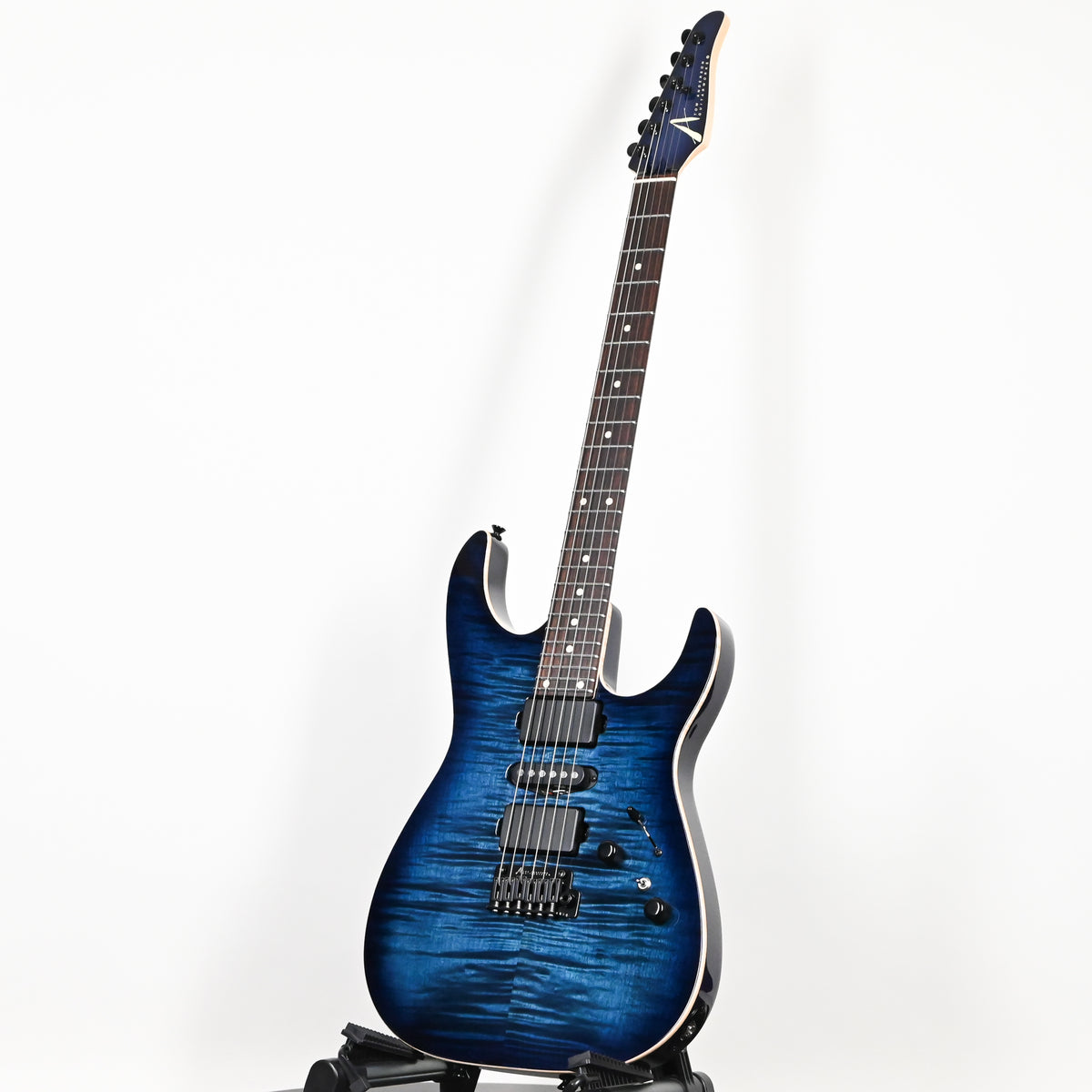 Tom Anderson Custom Angel Electric Guitar- Arctic Blue Burst w/ Binding 2026 (07-23-26P)