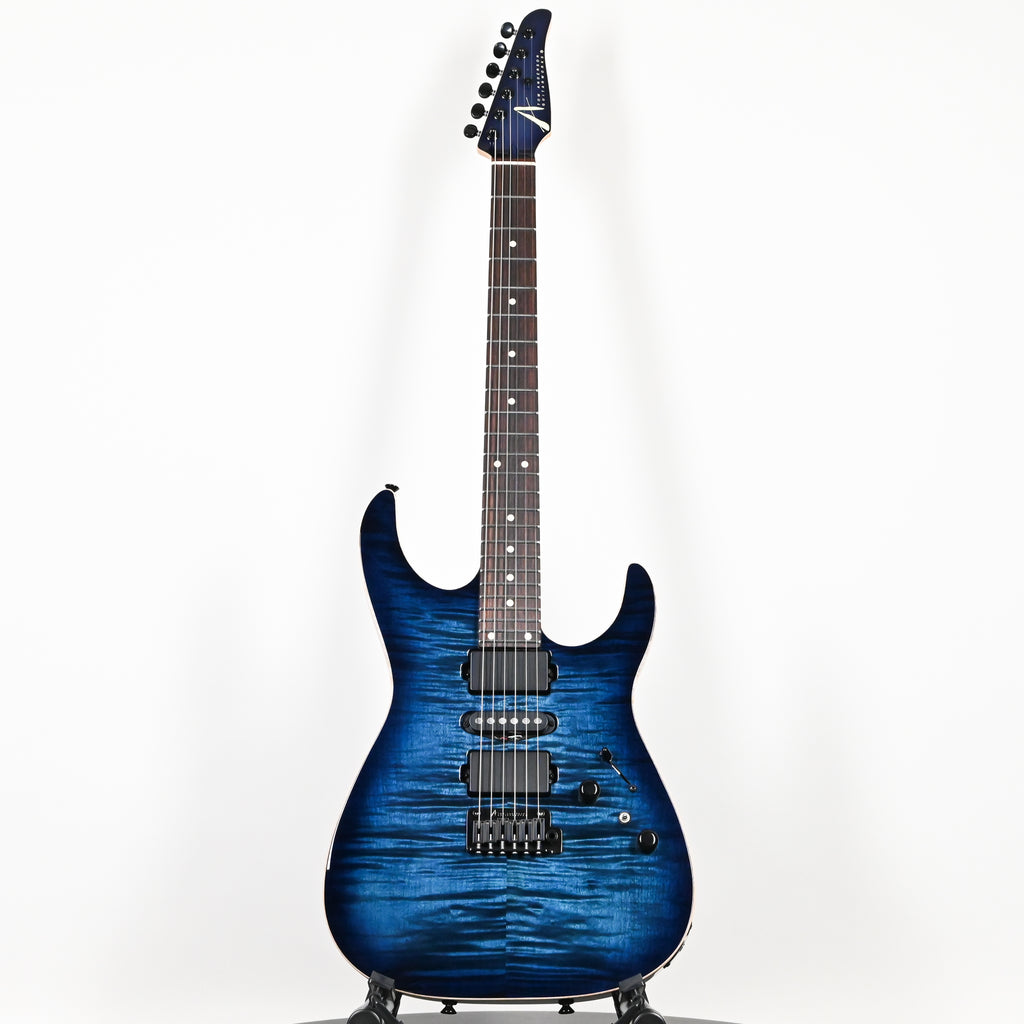 Tom Anderson Custom Angel Electric Guitar- Arctic Blue Burst w/ Binding 2026 (07-23-26P)
