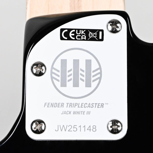 Fender Jack White Triplecaster Telecaster- Black 2025 (JW251148)