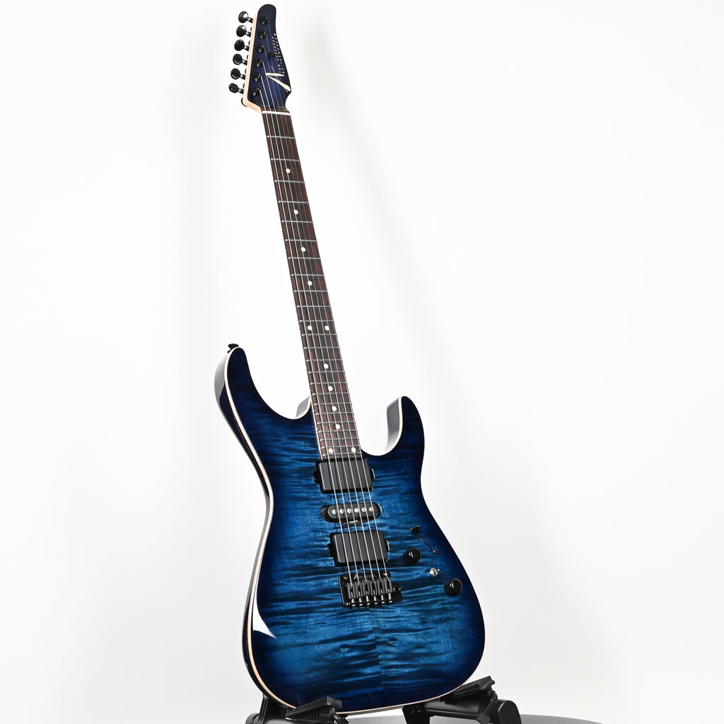 Tom Anderson Custom Angel Electric Guitar- Arctic Blue Burst w/ Binding 2026 (07-23-26P)