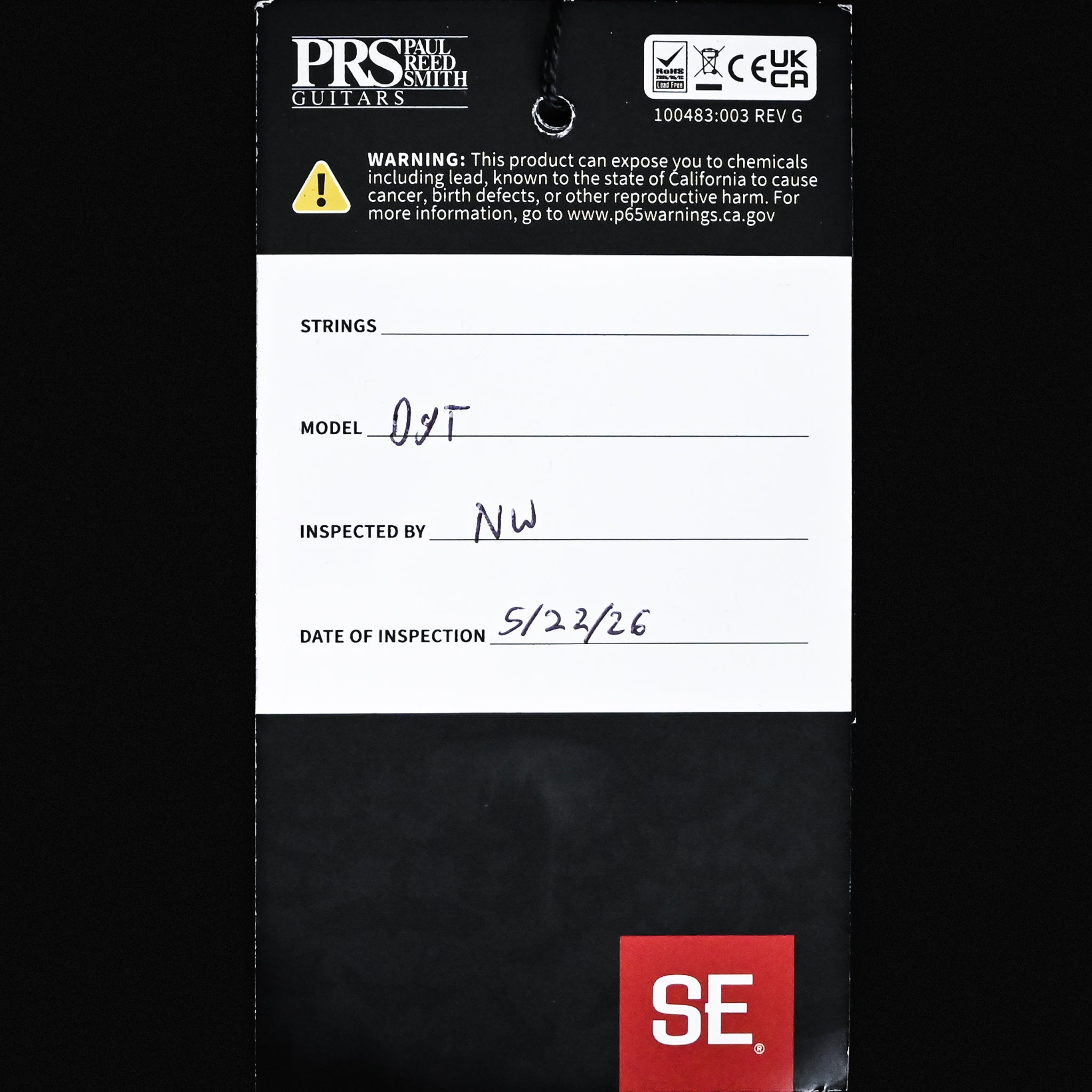 PRS SE DGT Standard David Grissom Electric Guitar- McCarty Tobacco Sunburst 2026 (CTII008803)