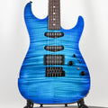 Tom Anderson Custom Drop Top Electric Guitar- Bora to Transparent Blue Burst w/ Binding 2026 (07-17-26P)