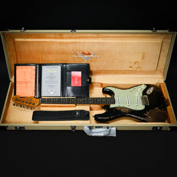 Fender Custom Shop Limited Edition 62/63 Stratocaster Super Heavy Relic- Black 2025 (CZ585200)