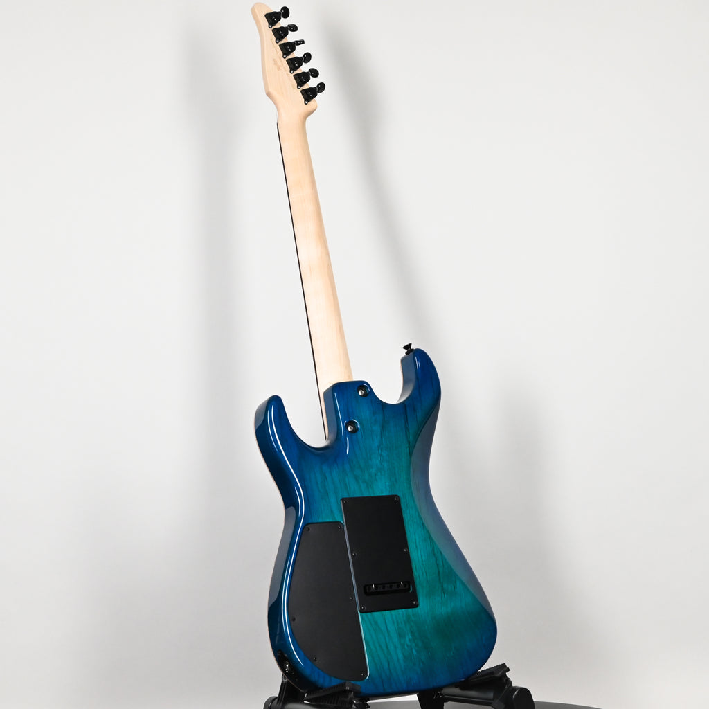 Tom Anderson Custom Drop Top Electric Guitar- Bora to Transparent Blue Burst w/ Binding 2026 (07-17-26P)