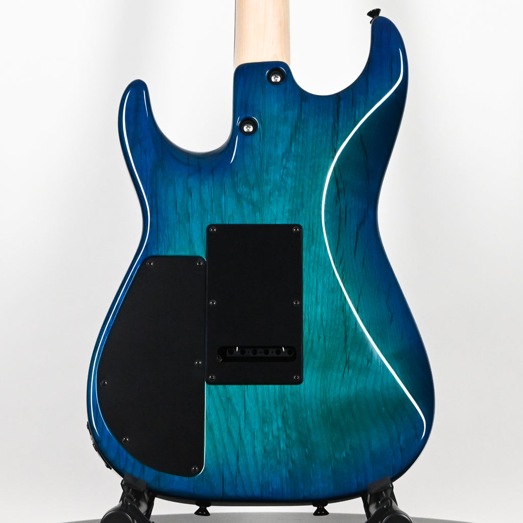 Tom Anderson Custom Drop Top Electric Guitar- Bora to Transparent Blue Burst w/ Binding 2026 (07-17-26P)