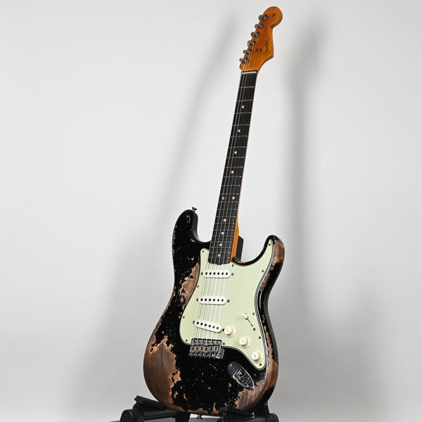 Fender Custom Shop Limited Edition 62/63 Stratocaster Super Heavy Relic- Black 2025 (CZ585200)