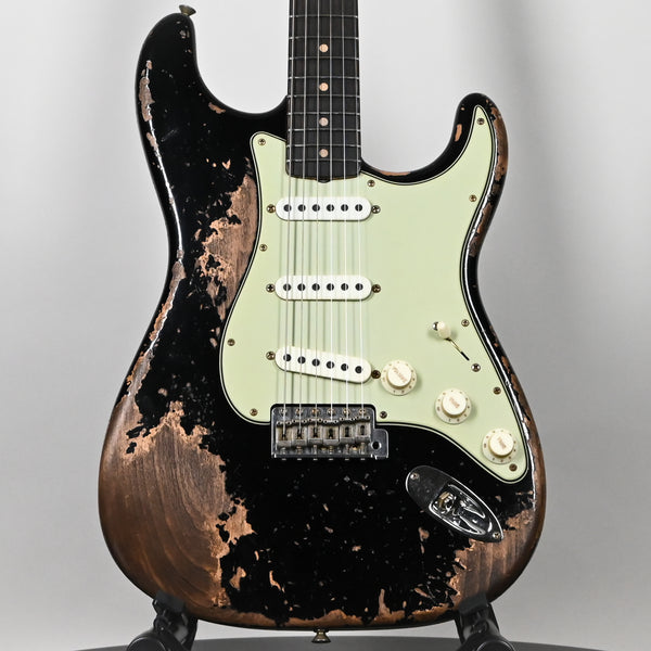 Fender Custom Shop Limited Edition 62/63 Stratocaster Super Heavy Relic- Black 2025 (CZ585200)
