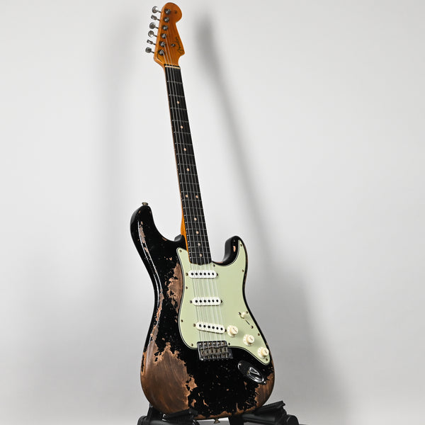 Fender Custom Shop Limited Edition 62/63 Stratocaster Super Heavy Relic- Black 2025 (CZ585200)