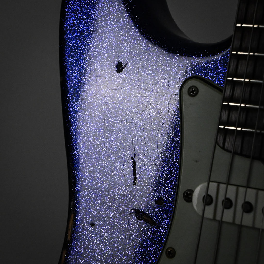 Fender Custom Shop '62 Stratocaster HSS w/ Painted Headcap, Relic- Purple Sparkle 2026 (R152028)