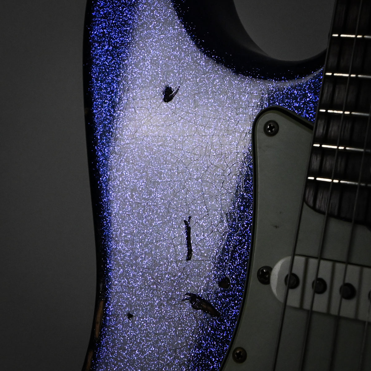 Fender Custom Shop '62 Stratocaster HSS w/ Painted Headcap, Relic- Purple Sparkle 2026 (R152028)