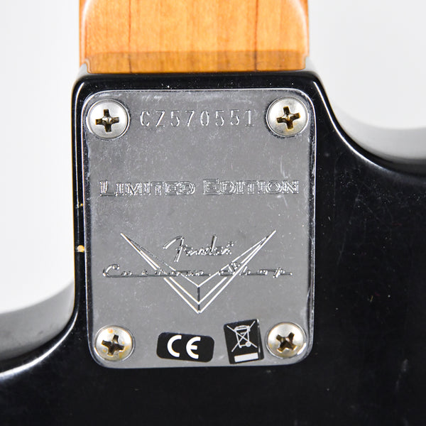 Fender Custom Shop Limited Edition Dual-Mag II Strat Relic Electric Guitar Aged Black Over 3 Color Sunburst 2024 (CZ570551)