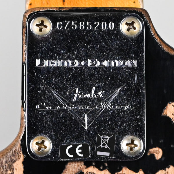 Fender Custom Shop Limited Edition 62/63 Stratocaster Super Heavy Relic- Black 2025 (CZ585200)