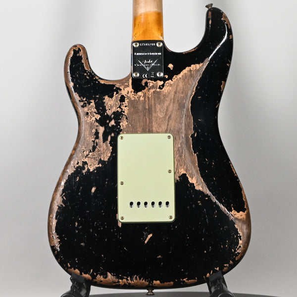 Fender Custom Shop Limited Edition 62/63 Stratocaster Super Heavy Relic- Black 2025 (CZ585200)