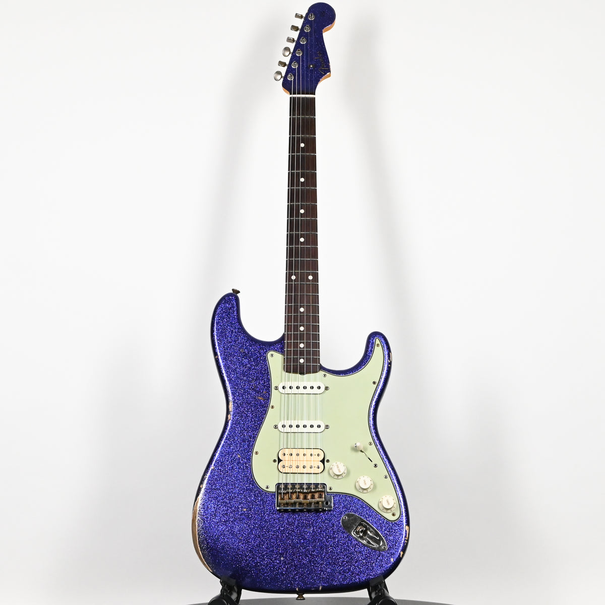 Fender Custom Shop '62 Stratocaster HSS w/ Painted Headcap, Relic- Purple Sparkle 2026 (R152028)