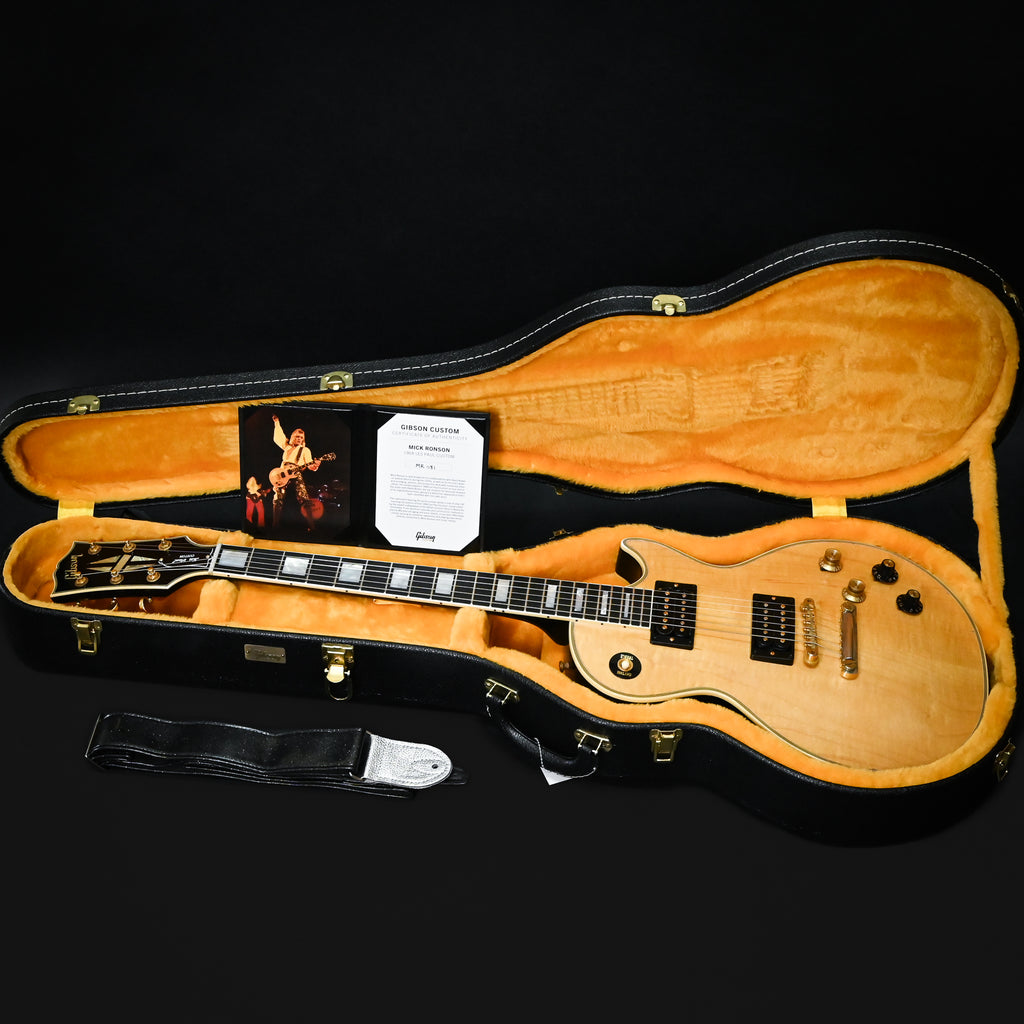 Gibson Custom Mick Ronson 1968 Les Paul Custom Collector's Edition Murphy Lab Light Aged - Antique Natural / Ebony 2026 (MR081)